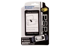 Mad Catz - Pack de protection d'écran : 4 unités (PSP) Mad Catz - Pack de protection d'écran : 4 unités (PSP)